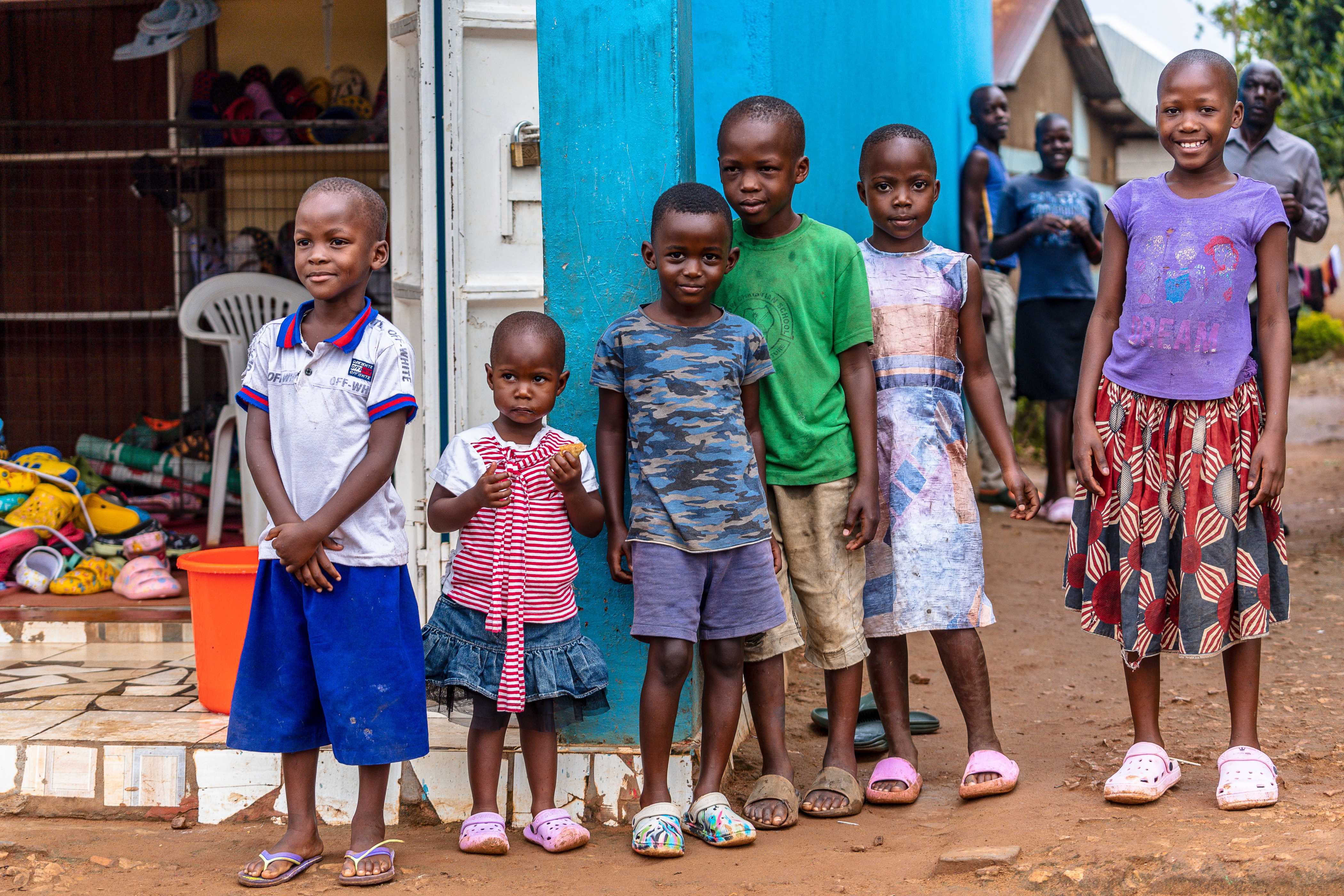 The children, young adults and elderly Danex serves